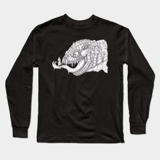 Monstersnake will ... perhaps ... eat you Long Sleeve T-Shirt